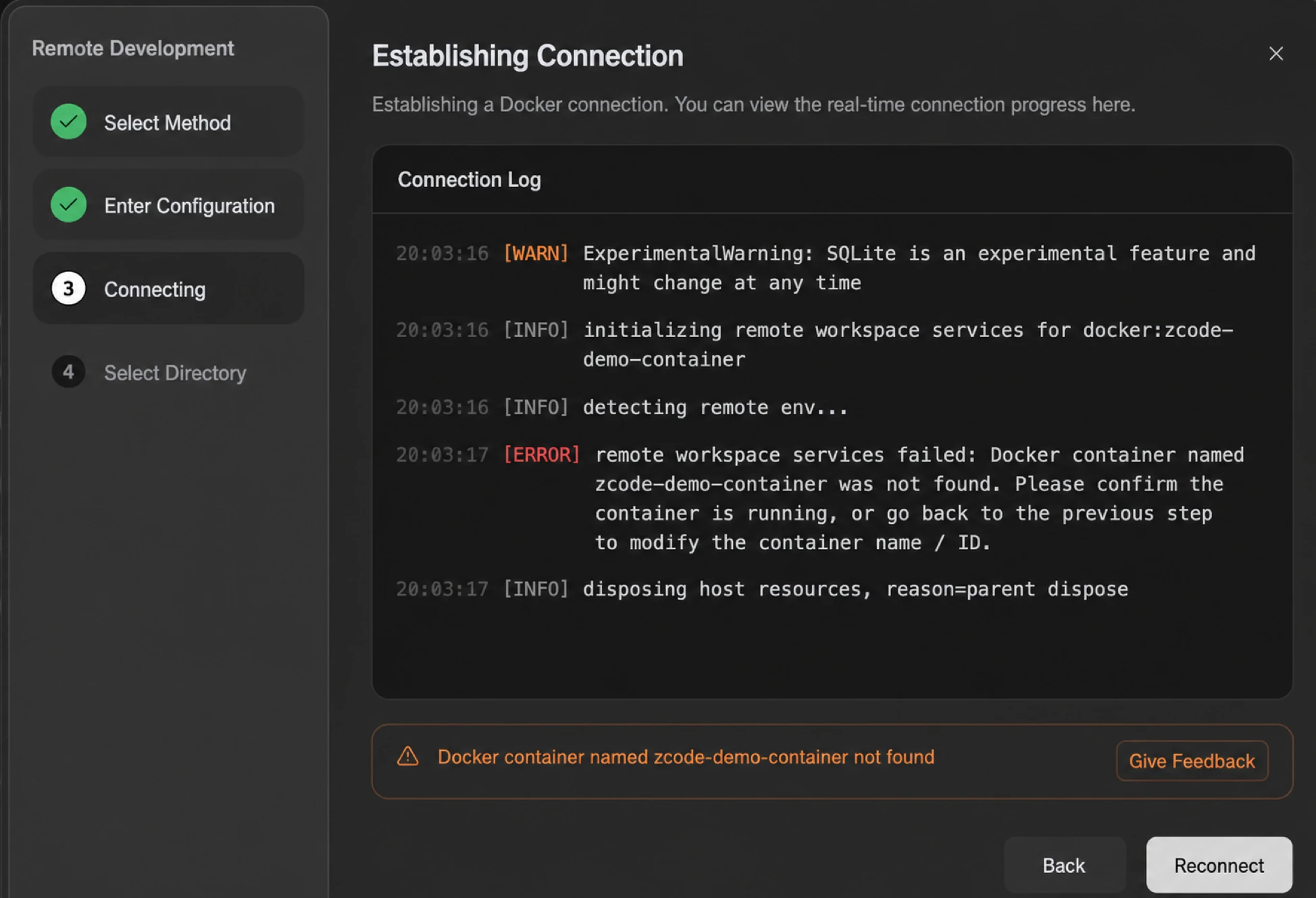 View remote connection logs